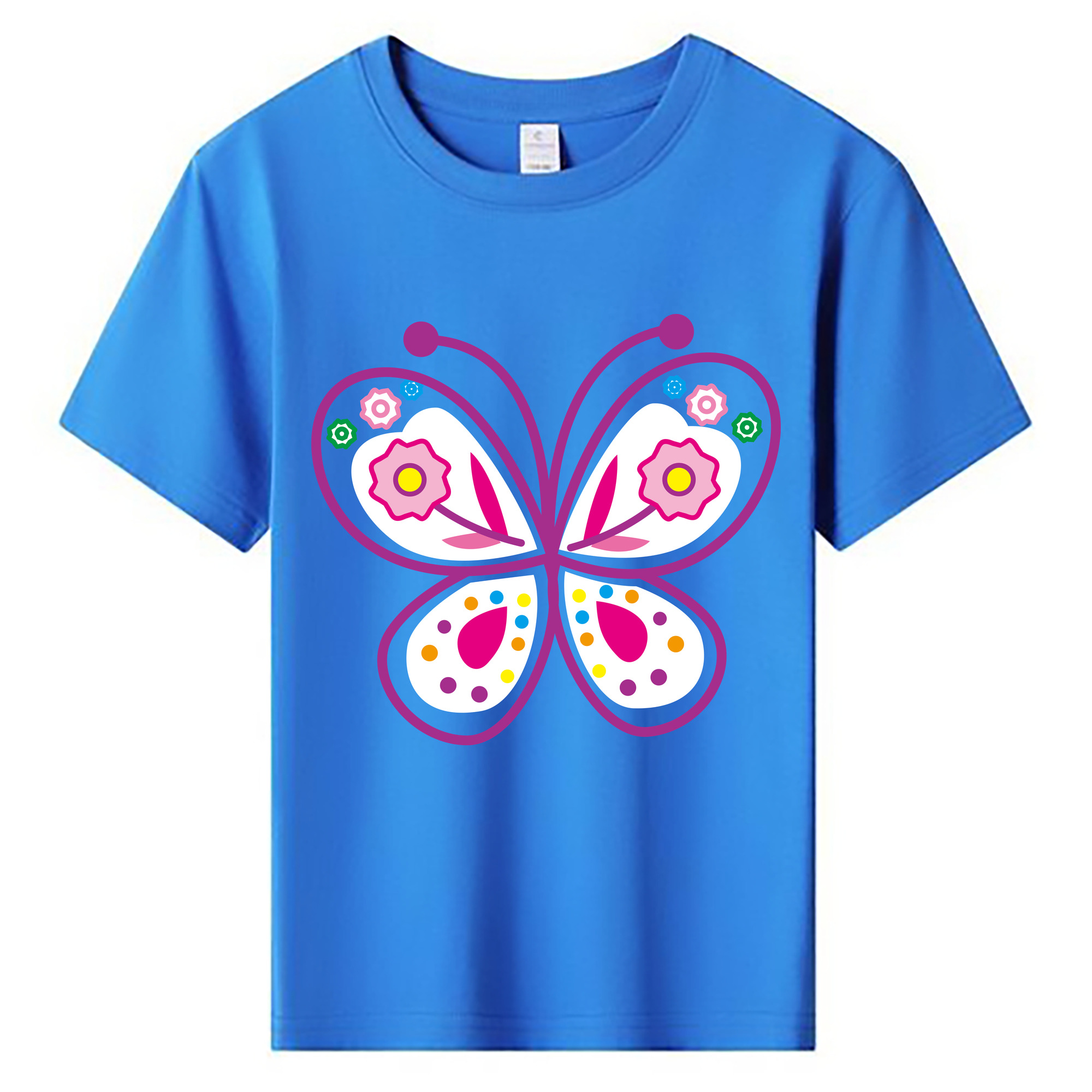 （画像用） Hello Kitty ハローキティ 綿100％キッズTシャツ（フロントプリント）